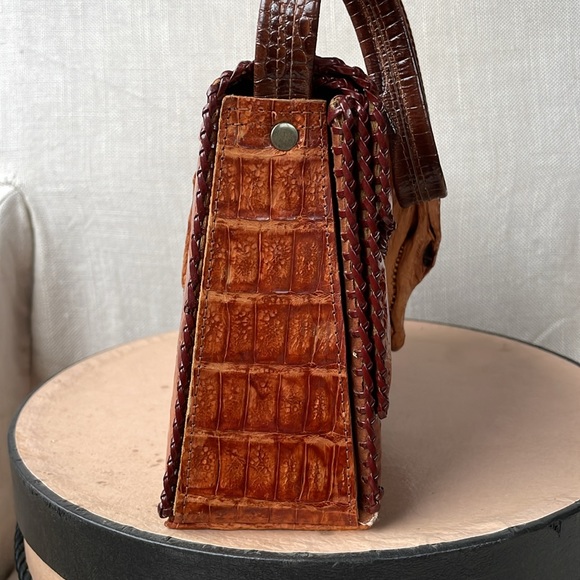 Vintage 1960’s baby alligator handbag EVC - Picture 6 of 13